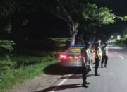 Patroli Blue Light Polsek Kediri Jaga Keamanan dan Kenyamanan Warga